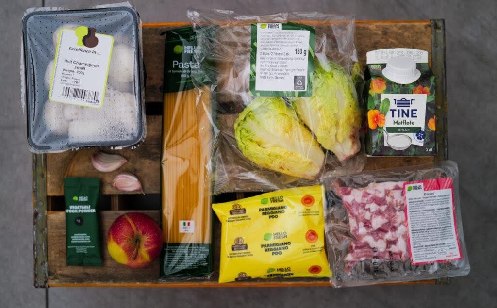 ingredienser carbonara hellofresh
